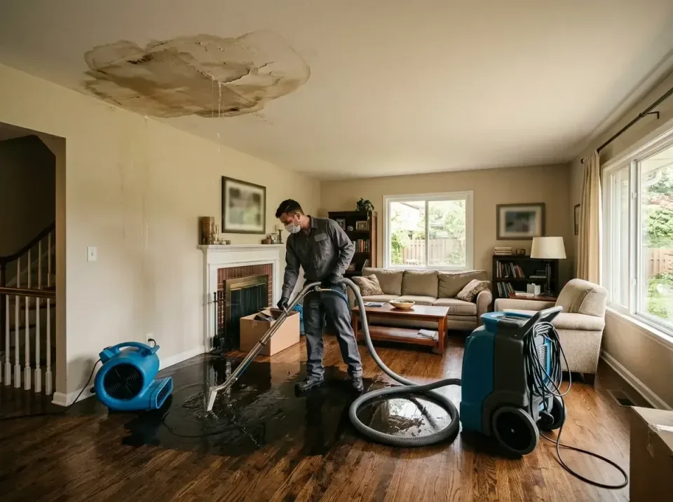 attic-pipe-burst-ceiling-drip-008 — frequently asked questions, Water Damage Restoration & Carpet Care in Gurnee, IL